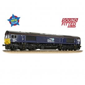 Class 66/3 66304 DRS Plain Blue (Sound Fitted Deluxe)