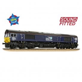 Class 66/3 66304 DRS Plain Blue (Sound Fitted)