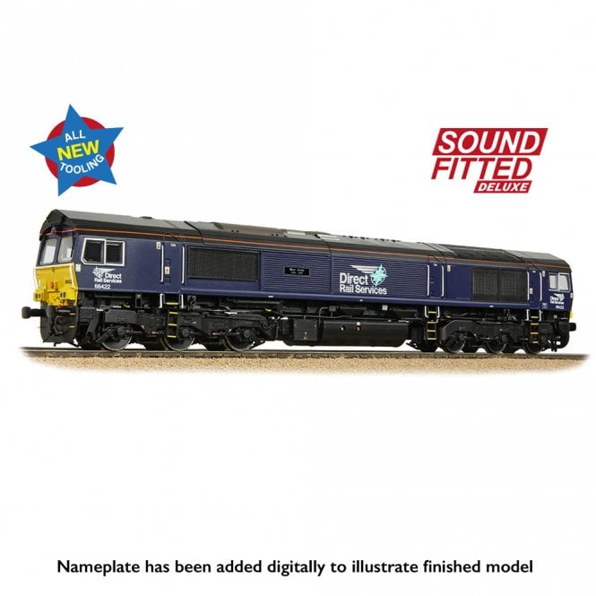 Bachmann Class 66/4 66422 'Max Joule 1958-1999' DRS Plain Blue (SFD)