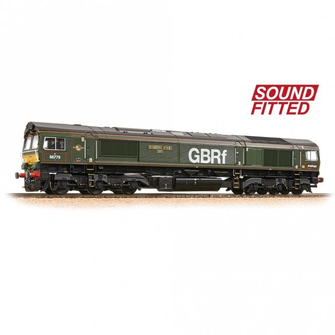 Bachmann Class 66/7 66779 'Evening Star' GBRf Brunswick Green-DCC Sound