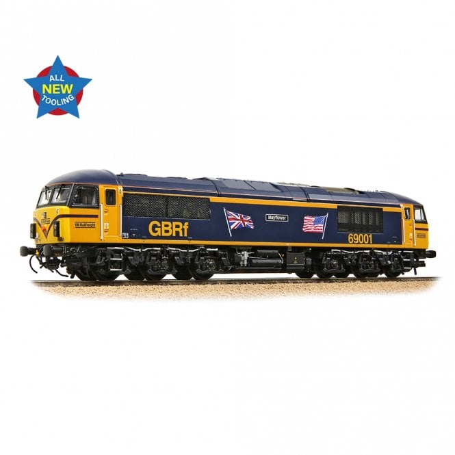 Bachmann Class 69 69001 'Mayflower' GBRf (UK & US Flags) (OO)