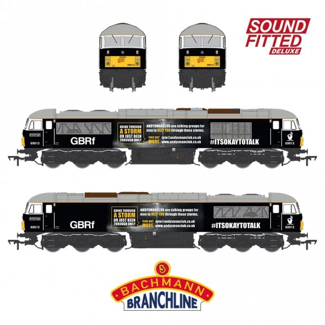 Bachmann Class 69 69013 Andy's Man Club GBRf Black (Sound Fitted Deluxe)