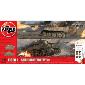 Airfix Classic Conflict - Tiger 1 vs Sherman Firefly (1:72)