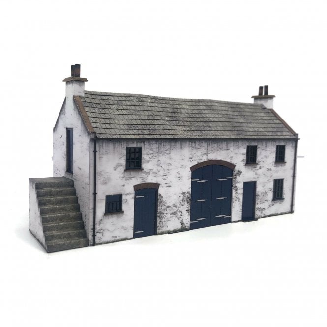 Scale Model Scenery Coach House & Stables – Laser-cut kit (OO)