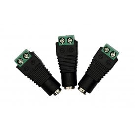 Cobalt Barrel-Plug Adapter (3 Pack)