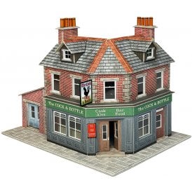 Corner Shop/Pub - Red Brick (OO)