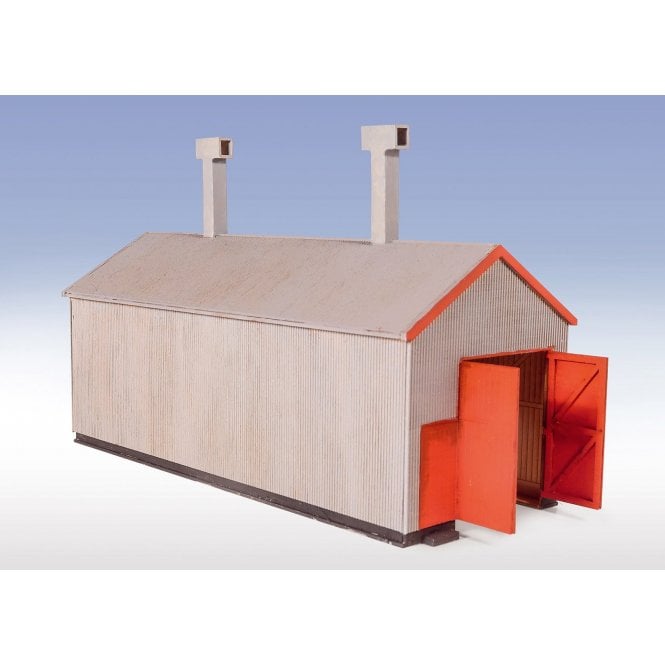Peco Corrugated Iron Engine Shed (Laser Cut)