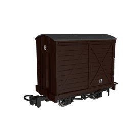 Covered Van Plain Brown No.13 (OO-9)