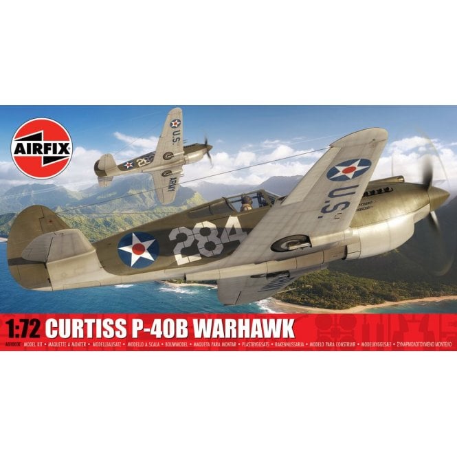 Airfix Curtiss P-40B Warhawk inc Pearl Harbor scheme(1:72)
