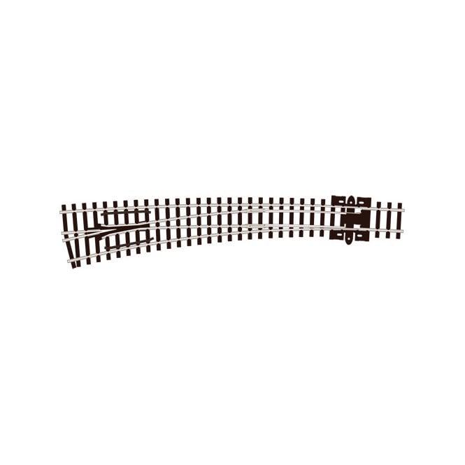 Peco Curved Double Radius Left Hand - Code 80 - Insulfrog
