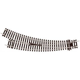 Curved Double Radius - Right Hand Turnout - Code 100 - Insulfrog