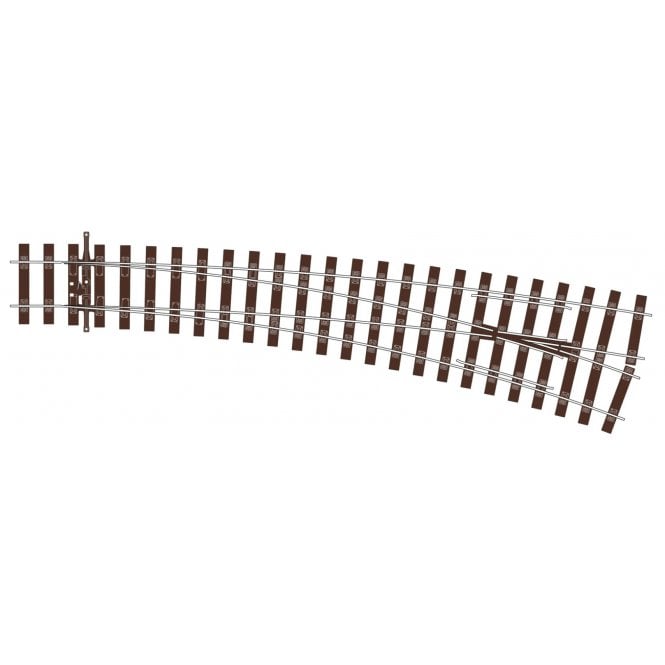 Peco Curved Right Hand - Code 75 BH - Unifrog Turnout