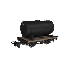 Cylindrical Tank Plain Black No.15 (OO-9)