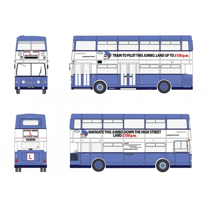 EFE Daimler Fleetline DMS Brighton Corporation 91 Trainer (1:76)
