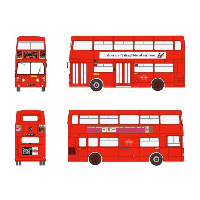 EFE Daimler Fleetline DMS115 London Transport Route 170 (1:76)