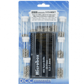 DCS-MSET Mega Screw Set 16x 60 Vials (w/20 Drill Bit set)