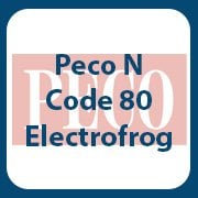 Peco N Code 80 Electrofrog