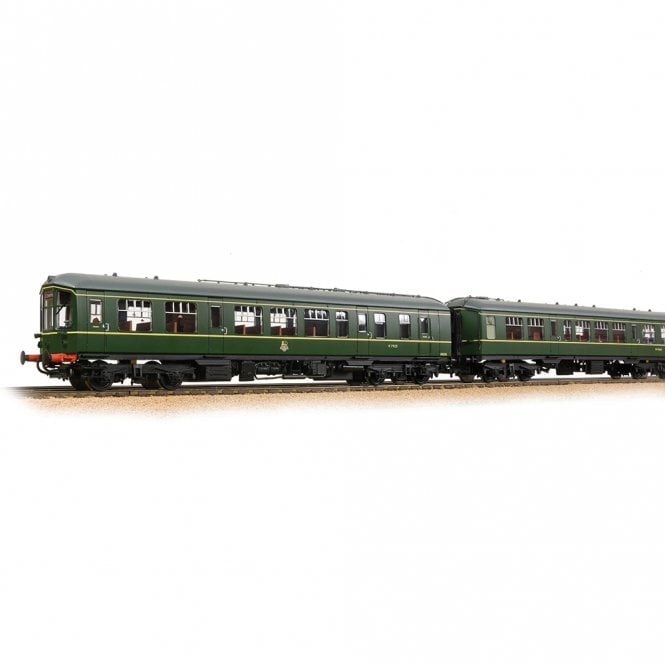 Bachmann Derby Lightweight 2-Car DMU BR Green (Early Emblem)