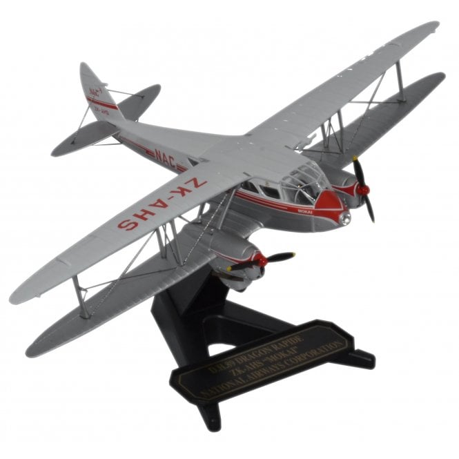 Oxford Diecast DH89 Dragon Rapide ZK-AHS Mokai NAC (1:72)