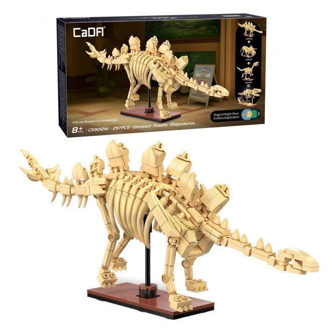CADA Dinosaur Fossils: Stegosaurus - 297pcs