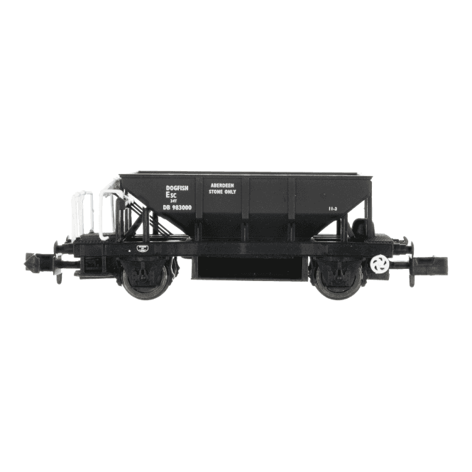Dapol Dogfish Ballast Hopper BR Black 992769 (N)