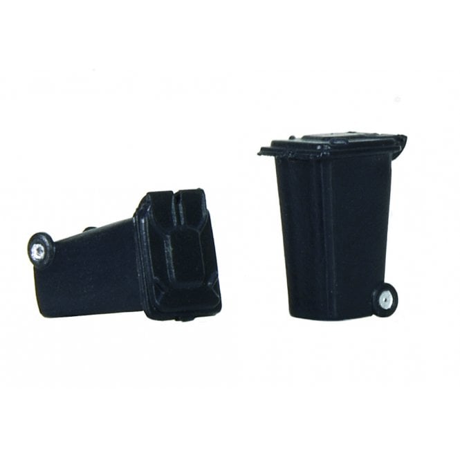 Scenecraft Domestic Wheelie Bins (x10)