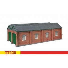 Double Engine Shed Red Brick Collection (TT)