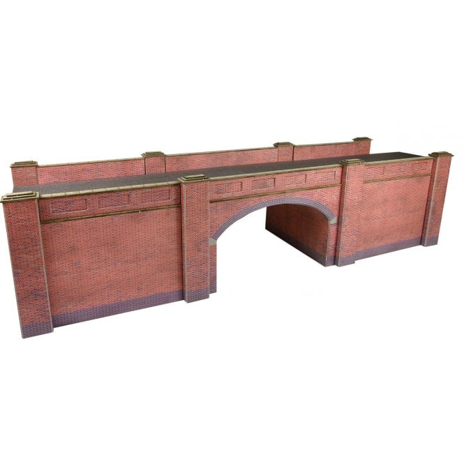 Metcalfe OO Double Track Bridge - Brick - OO Scale