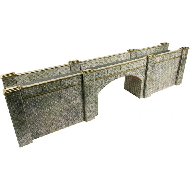 Metcalfe OO Double Track Bridge - Stone - OO Scale