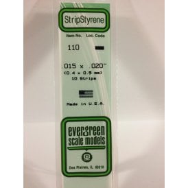 EG110 .015 x .020 (0.38 x 0.50mm) Strip (10)