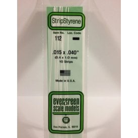 EG112 .015 x .040 (0.38 x 1.0mm) Strip (10)
