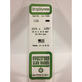 EG116 .015 x .125 (0.38 x 3.2mm) Strip (10)