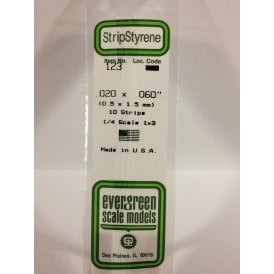 EG123 .020 x .060 (0.50 x 1.5mm) Strip (10)