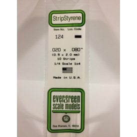 EG124 .020 x .080 (0.50 x 2.0mm) Strip (10)