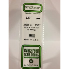EG127 .020 x .156 (0.50 x 4.0mm) Strip (10)