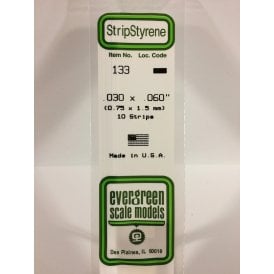 EG133 .030 x .060 (0.75 x 1.5mm) Strip (10)