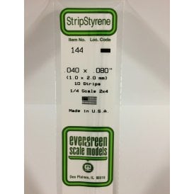 EG144 .040 x .080 (1.0 x 2.0mm) Strip (10)