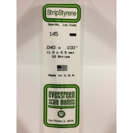 EG145 .040 x .100 (1.0 x 2.5mm) Strip (10)