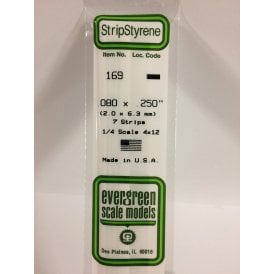 EG169 .080 x .250 (2.0 x 6.3mm) Strip (7)