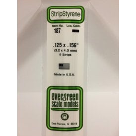 EG187 .125 x .156 (3.2 x 4.0mm) Strip (6)