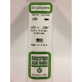 EG188 .125 x .188 (3.2 x 4.8mm) Strip (6)