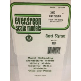 EG2020 .020(0.50mm)th .020(0.50mm)sp N Car Siding