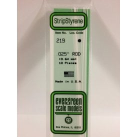 EG219 .025 (0.64mm) Rod (10)