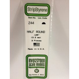 EG244 .125 (3.2mm) Half Rnd Rod (3)