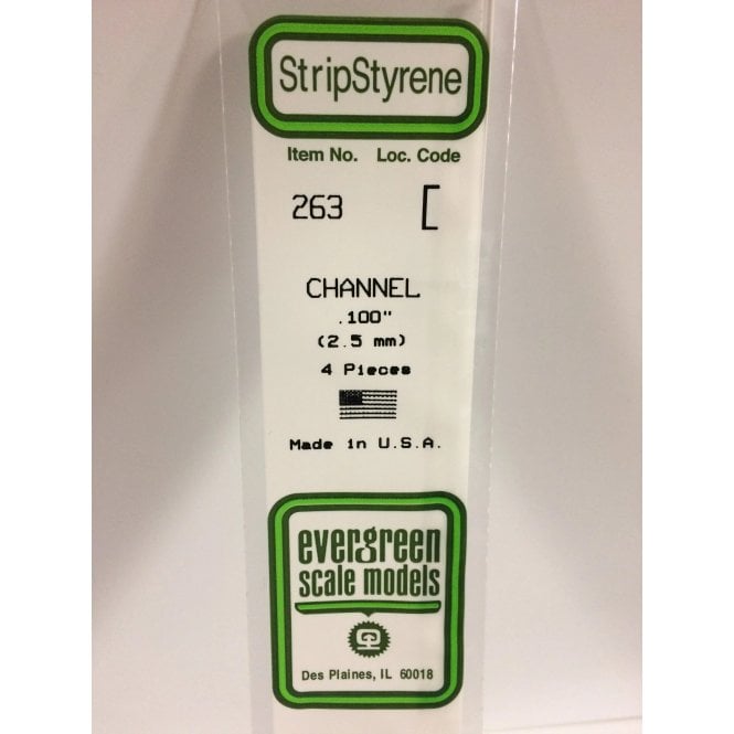 Evergreen EG263 .100 (2.5mm) Channel (4)