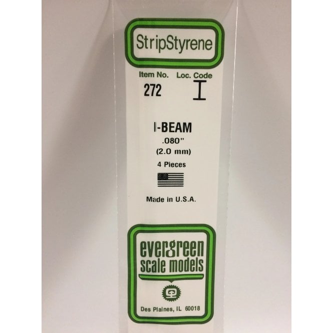 Evergreen EG272 .080 (2.0mm) I-Beam (4)