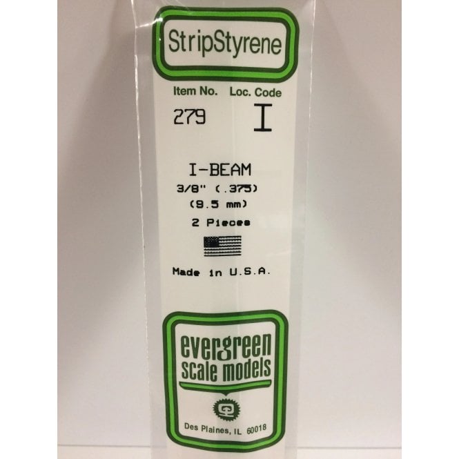 Evergreen EG279 .375 (9.5mm) I-Beam (2)