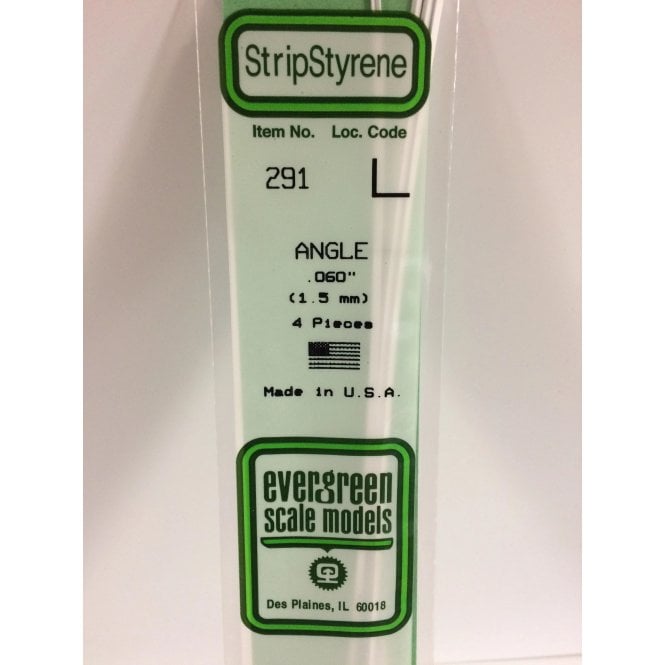 Evergreen EG291 .060 (1.5mm) R-Angle (4)