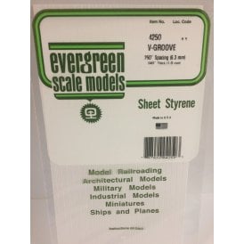 EG4250 .250(6.3mm)sp .037(0.93mm)wd V-Groove