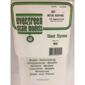 Evergreen EG4521 3/16(4.8mm)sp Seam Roof